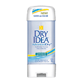 Dry Idea Advanced Dry unscented antiperspirant/deodorant clear gel, 24-hr Full-Size Picture